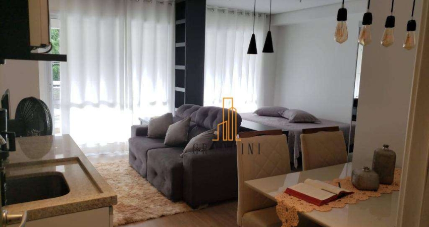 Flat com 1 dormitório para alugar, 42 m² por R$ 3.688,55/mês - Centro - São Bernardo do Campo/SP