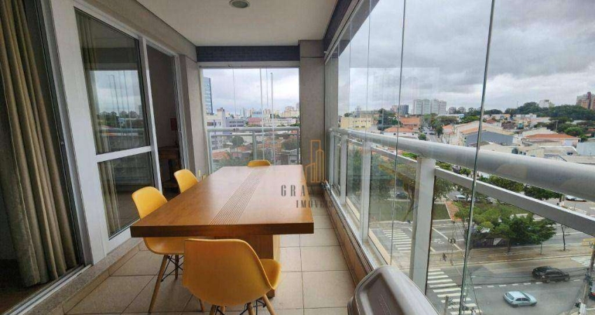 Flat com 1 dormitório para alugar, 42 m² por R$ 2.976,00/mês - Centro - São Bernardo do Campo/SP