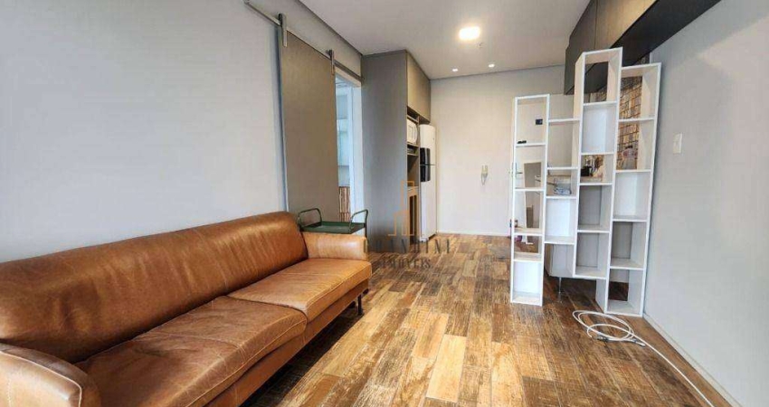 Flat com 1 dormitório para alugar, 42 m² por R$ 3.800,00/mês - Centro - São Bernardo do Campo/SP