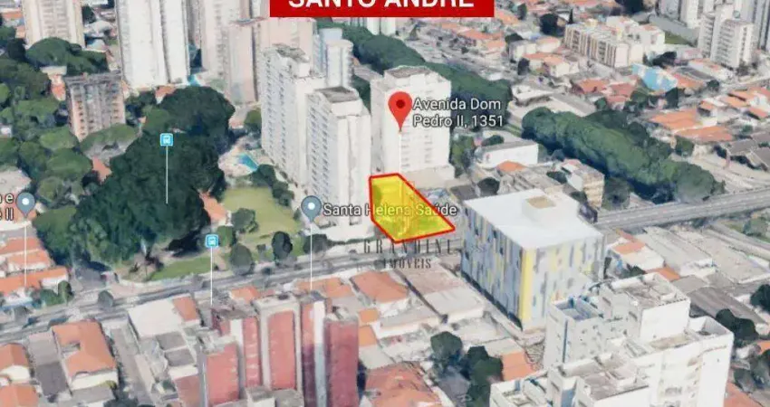Terreno à venda na Avenida Dom Pedro II, Jardim, Santo André