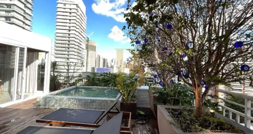 Maravilhosa cobertura, com vista permanente, localizada na vila nova conceição.