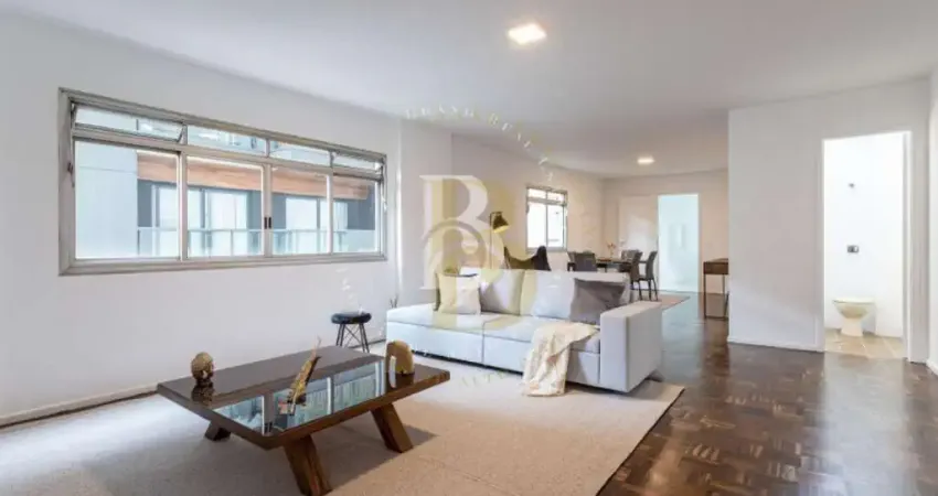 Apartamento reformado á venda de 187m², com 03 dormitórios e 01 vagas no bairro itaim bibi