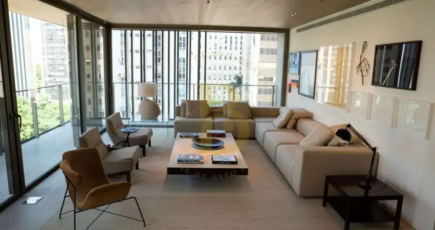 Apartamento em andar alto, em condomínio moderno, localizado em pinheiros.