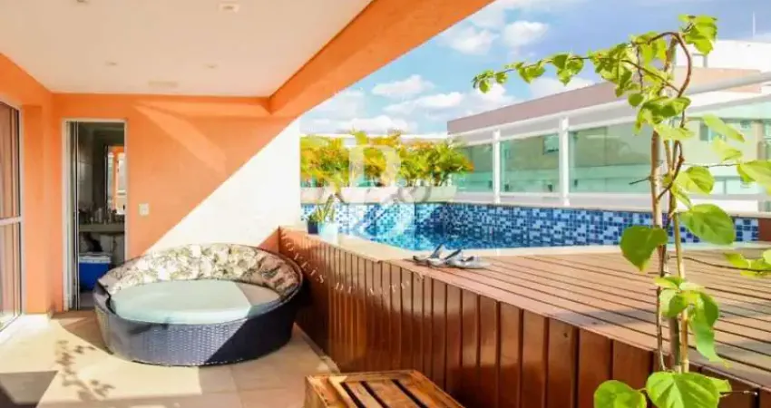 Cobertura com 4 dormitórios, 243m², à venda em são paulo, jardim caravelas