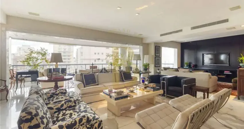 Apartamento á venda de 333 m², 3 suítes e 5 vagas no itaim bibi.