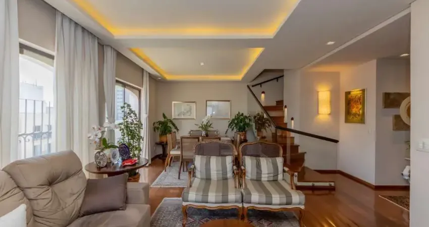 Cobertura com 275 m², 3 quartos sendo 2 suítes à venda no bairro brooklin.