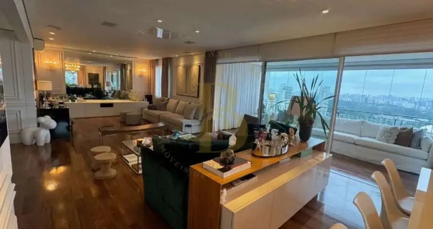 Apartamento no paraíso com 278m², 3 suítes com vista infinita para o ibirapuera.