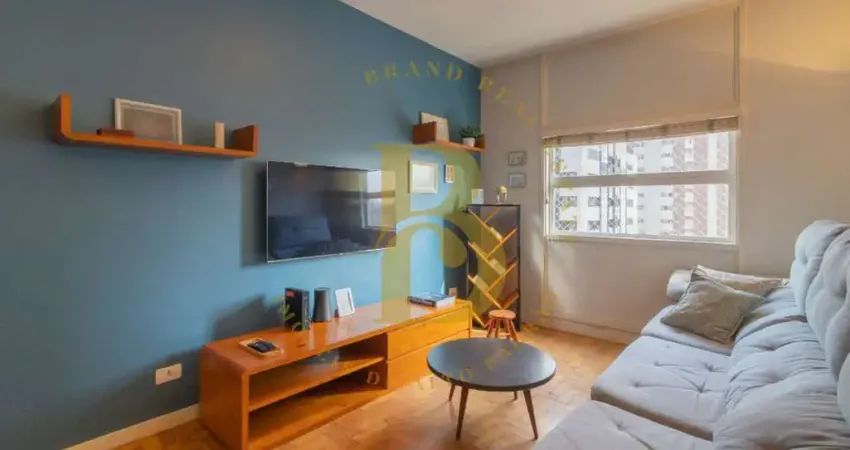 Apartamento reformado á venda de 81m²,com 2 quartos no centro do itaim bibi sp