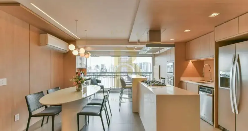 Apartamento andar alto com 94 m², 3 quartos sendo 2 suítes e 2 vagas à venda no bairro brooklin.