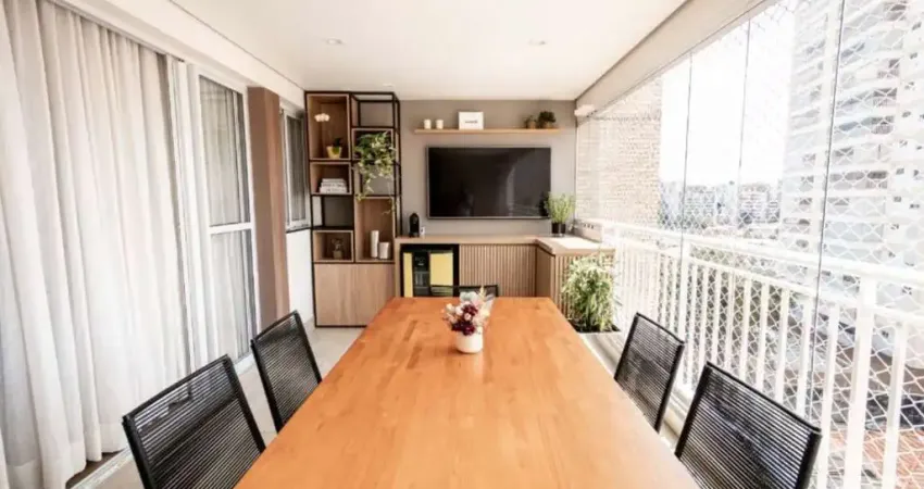 Apartamento com 122 m², 3 quartos sendo 3 suítes à venda no bairro bosque da saúde.
