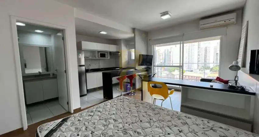 Apartamento á venda com 37m², 1 quarto e 1 vaga de garagem no bairro brooklin