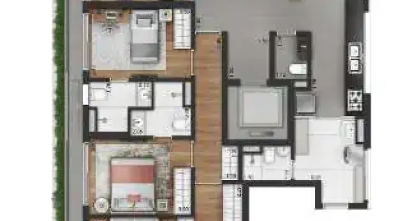 Apartamento com 3 quartos à venda na Avenida Sabiá, 897, Moema, São Paulo