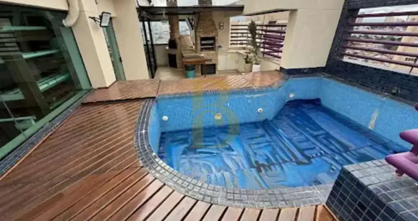Cobertura vila mariana, 4 dormitórios, 4 vagas, 240m², piscina privativa e espaço gourmet