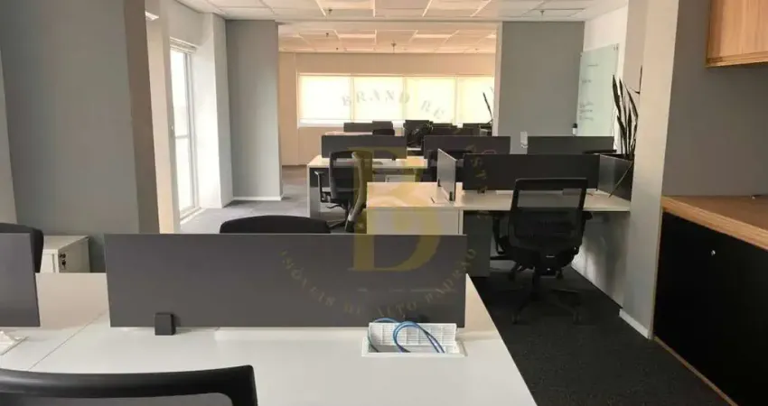 Conjunto comercial na vila olímpia com 100m² e 3 vagas de garagem