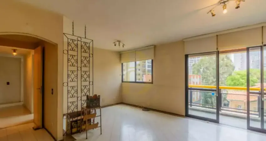 Apartamento para aluguel com 130m², 3 quartos (1 suíte), varanda e 2 vagas em pinheiros.