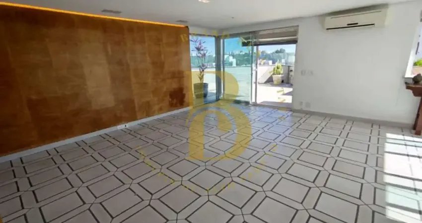 Cobertura duplex com 490 m², 3 quartos sendo 3 suítes para alugar no bairro real parque.