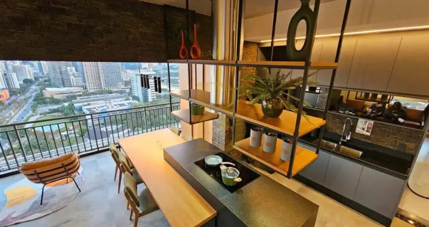 Apartamento para locação reformado e mobiliado próximo a berrini.