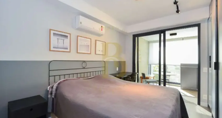 Lindo studio ótima localização mobiliado com 29.28 m², à venda no bairro moema.