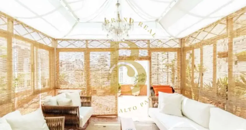 Cobertura á venda, com vista permanente, com 2 suítes e 2 vagas no jardim américa.