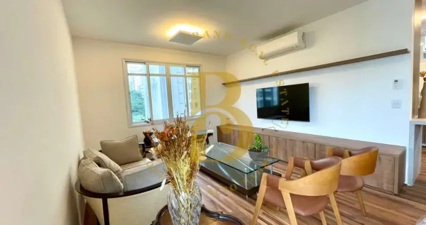 Apartamento mobiliado para locação de 100m², com 02 suítes e 02 vagas de garagem no bairro jardim pa