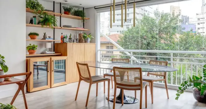 Apartamento moderno estilo industrial, andar alto e acabamentos únicos na vila nova conceição.