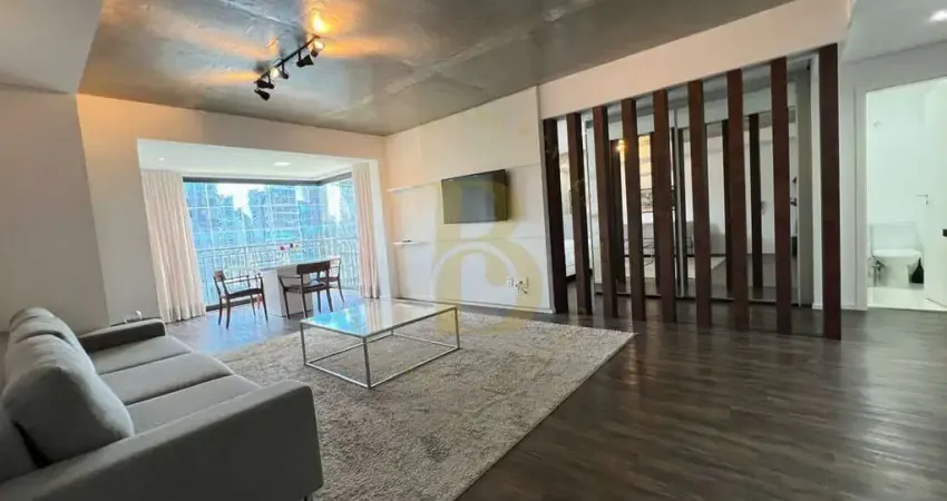 Apartamento studio com 70m², 1 suíte e 1 vaga de garagem brooklin.