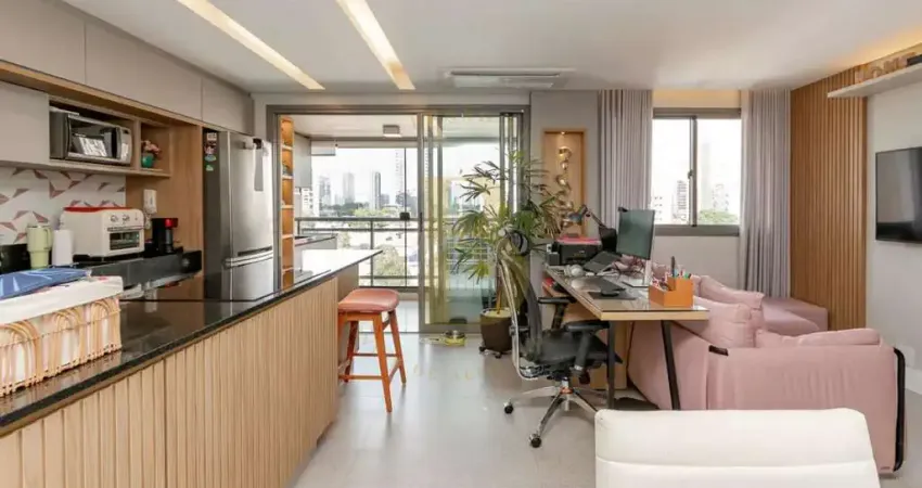 Apartamento mobiliado e reformado com 1 suíte para locação próximo a berrini.