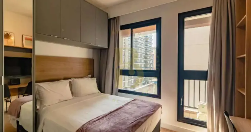 Studio mobiliado na vila mariana ?1 dormitório em andar alto.