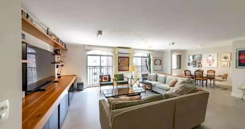 Apartamento reformado para locação de 126m², com 02 dormitórios e 01 vaga no itaim bibi