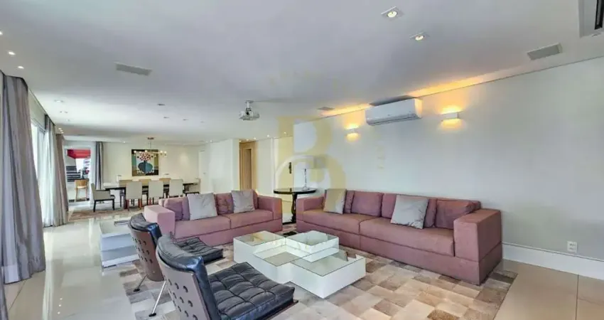 Apartamento sofisticado com 4 suítes e varanda gourmet 380 m2 no campo belo