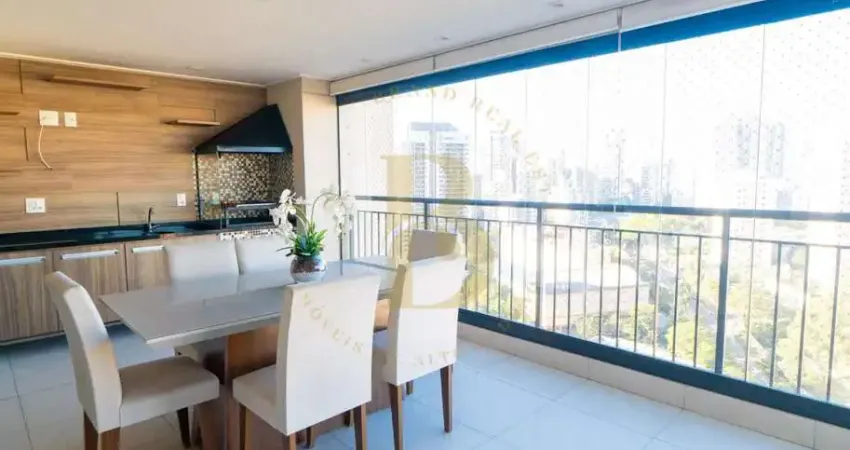 Apartamento mobiliado á venda de 89m²,  com 3 quartos e 2 vagas no jardim prudência