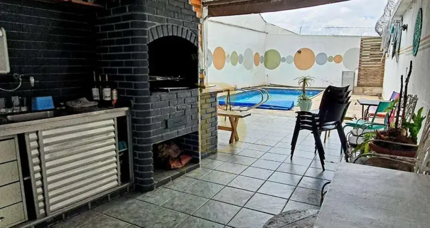 Casa com piscina e área gourmet na vila monte alegre com 330m²