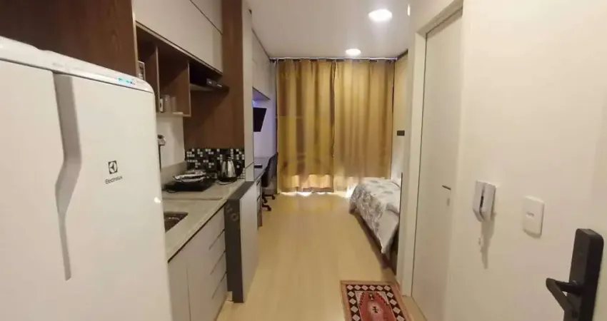 Studio mobiliado à venda em pinheiros ? 24m² com varanda | padrão hotel