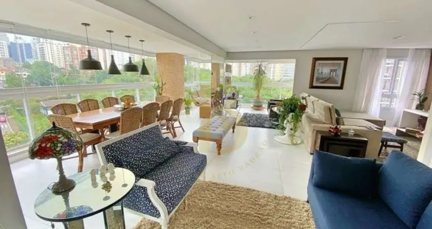 Apartamento á venda de 217m² , com 4 quartos, 3 suítes na chácara klabin