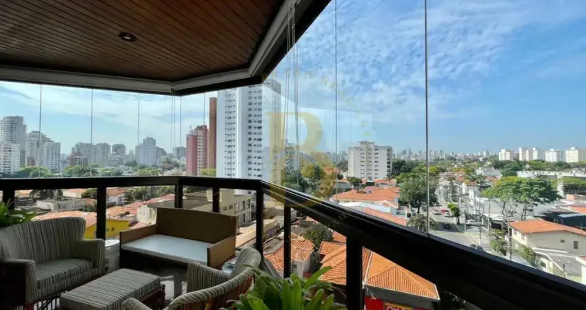 Apartamento á venda com 239m², 4 quartos e 3 vagas no bairro campo belo.