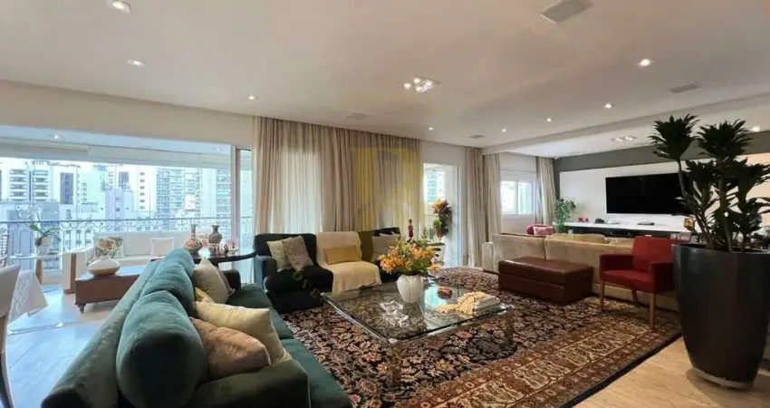 Apartamento á venda com 298m²,3 suítes e 5 vagas no bairro vila nova conceição.