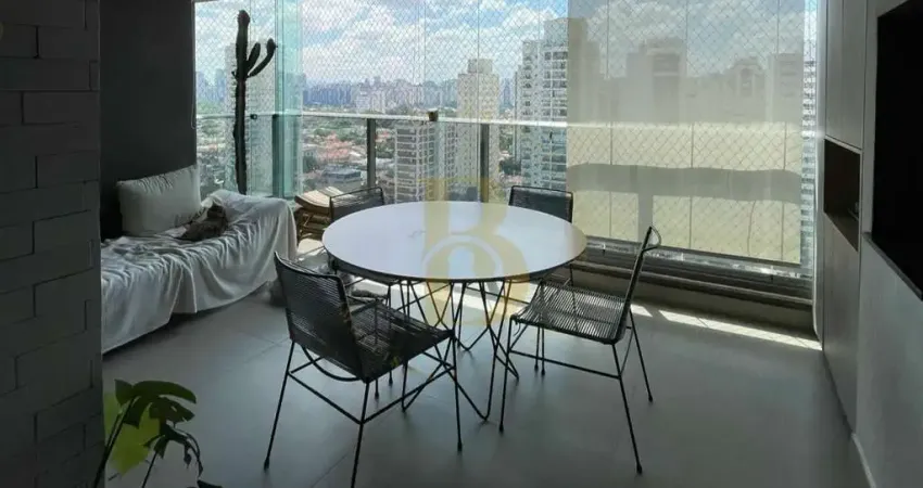 Apartamento pra locação, condomínio habitarte 2, brooklin, 83m², andar alto. 2 suítes, 2 vagas.