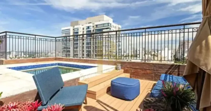 Cobertura linda à venda em pinheiros, com 255m2, 3 dormitórios e 2 vagas. vista livre encantadora.