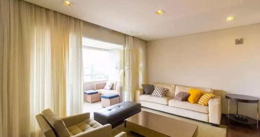 Apartamento para locação mobiliado de 116m², com 4 quartos no brooklin.