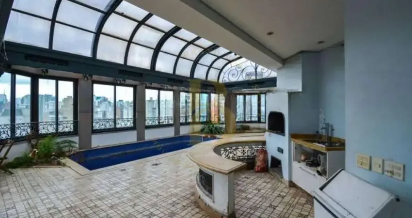 Cobertura com 681 m², 5 quartos sendo 4 suítes à venda no bairro paraíso.