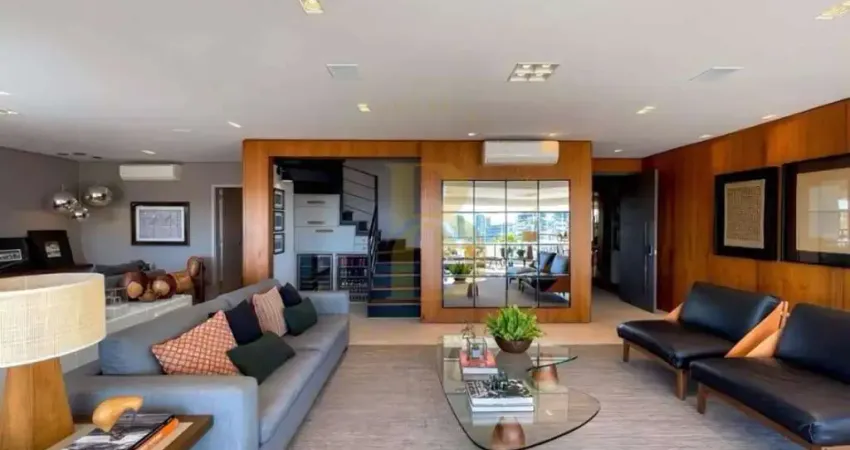 Cobertura com 358 m², 4 quartos sendo 4 suítes à venda no bairro moema.