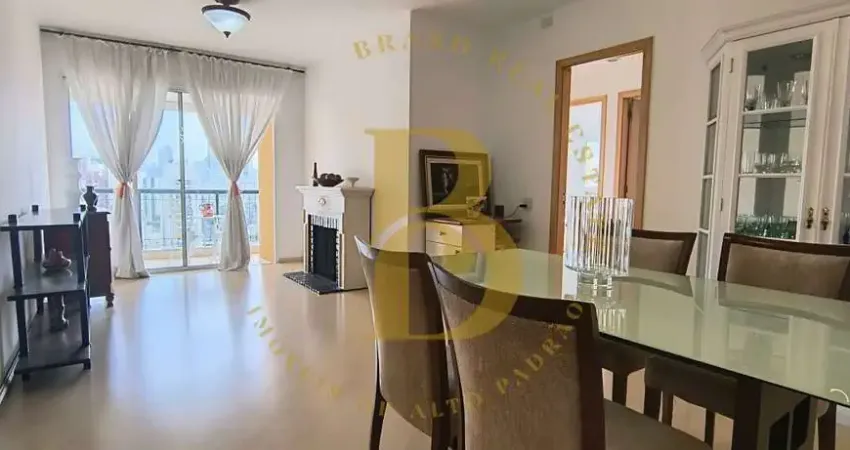 Apartamento à venda com 105 m² na saúde, de 3 quartos e 3 vagas. andar alto e vista livre.