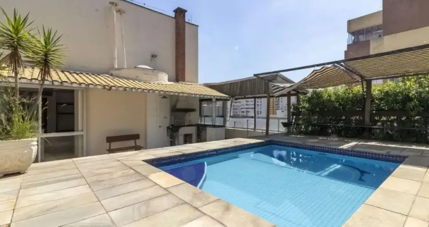 Cobertura á venda com 367m², 3 quartos e 03 vagas no bairro higienópolis.