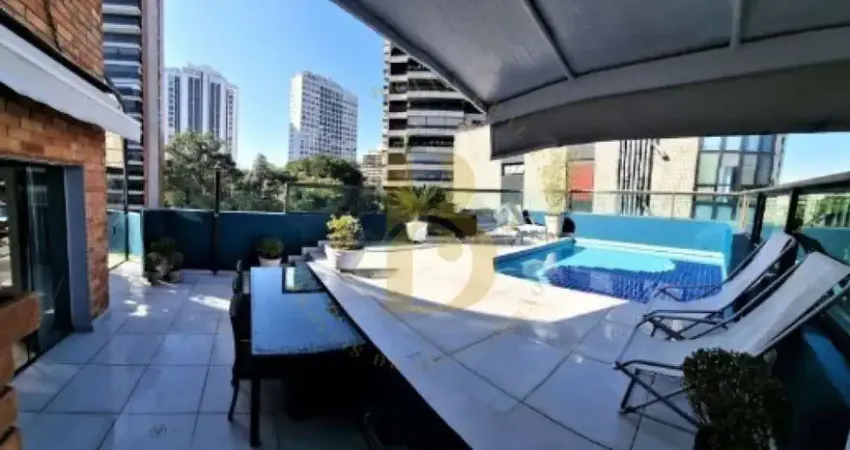 Cobertura com 296 m², 4 quartos sendo 2 suítes à venda no bairro real parque.