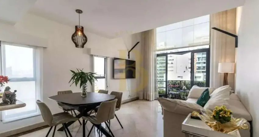 Apartamento á venda de 78m², com 01 dormitório e 01 vaga no itaim bibi sp