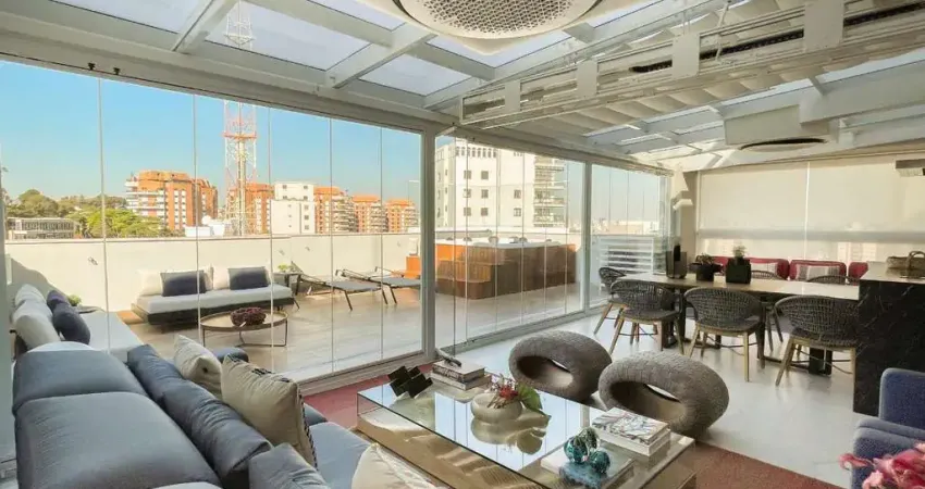 Cobertura á venda de 262 m², com 02 suítes e 02 vagas no bairro alto da lapa.