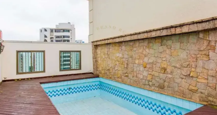 Cobertura com 420 m², 4 quartos sendo 3 suítes à venda no bairro campo belo.