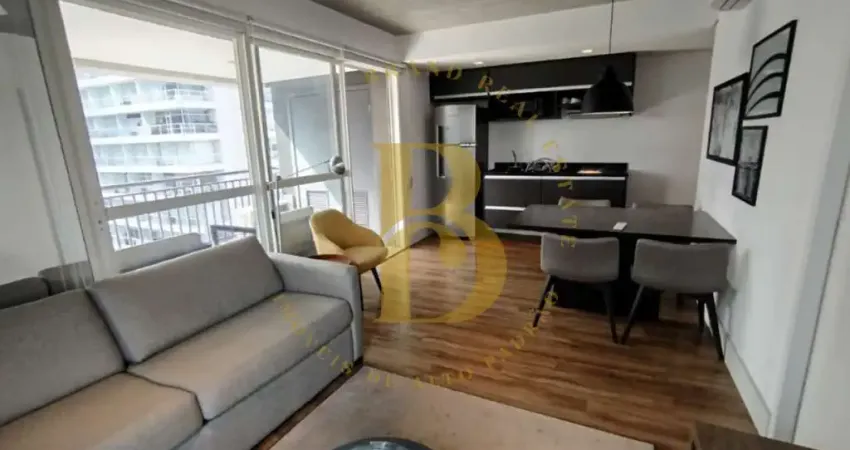 Apartamento com 63 m², 1 quarto sendo 1 suíte para alugar no bairro cidade monções.