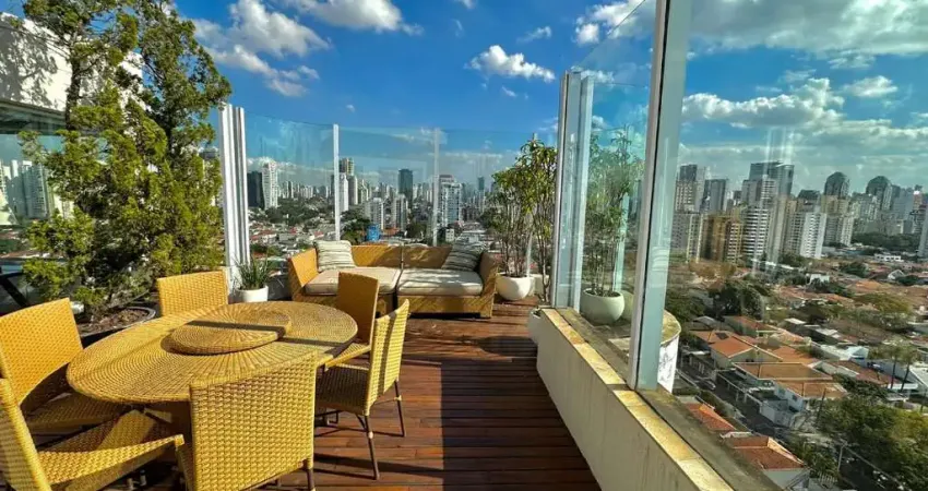 Magnifica cobertura, com vista panorâmica, localizada no brooklin.