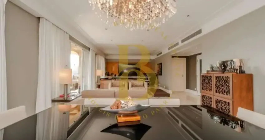 Apartamento garden no ibirapuera de 410m², de 4 suítes frente para clube circulo militar